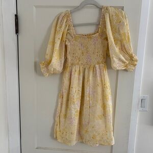 Billabong Yellow Floral Dress